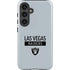 NFL Las Vegas Raiders Silver Performance Series Galaxy S25 Plus Impact Case